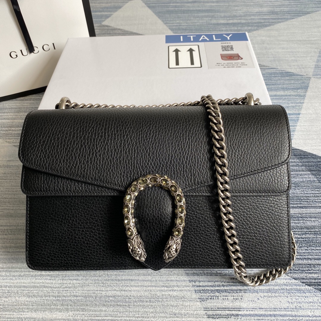 Gucci Dionysus Small Shoulder Bag 400249 Black